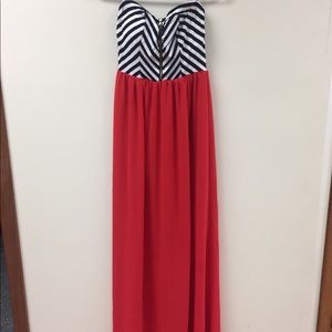 Strapless Maxi Dress